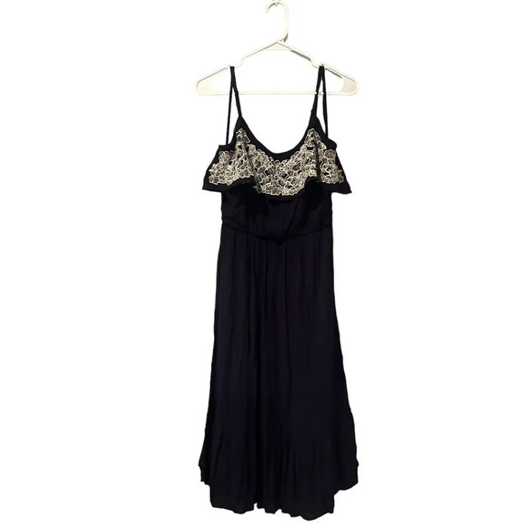 NWT Luxology Navy Off The Shoulder Maxi‎ Dress Size 4 - Picture 1 of 8